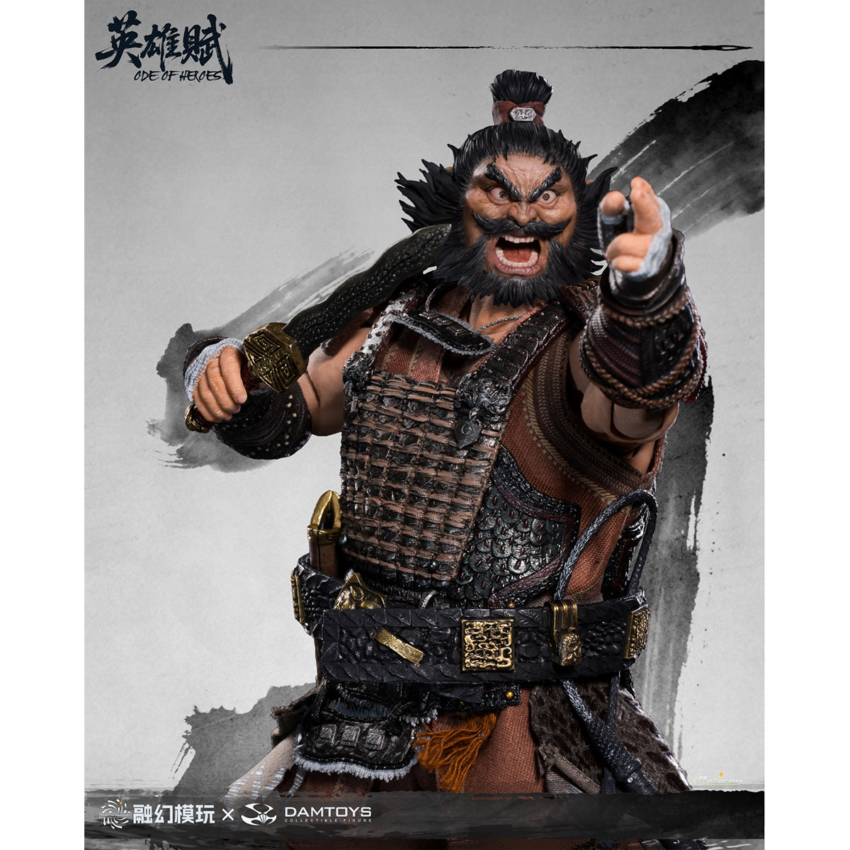 FUSION FANTASY × DAMTOYS Odes of Heroes Wanfu Mokai FTOH-02 Zhang Fei 1/12 Scale Action Figure