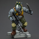JOYTOY TMNT Series, Rocksteady, Collectible Action Figure