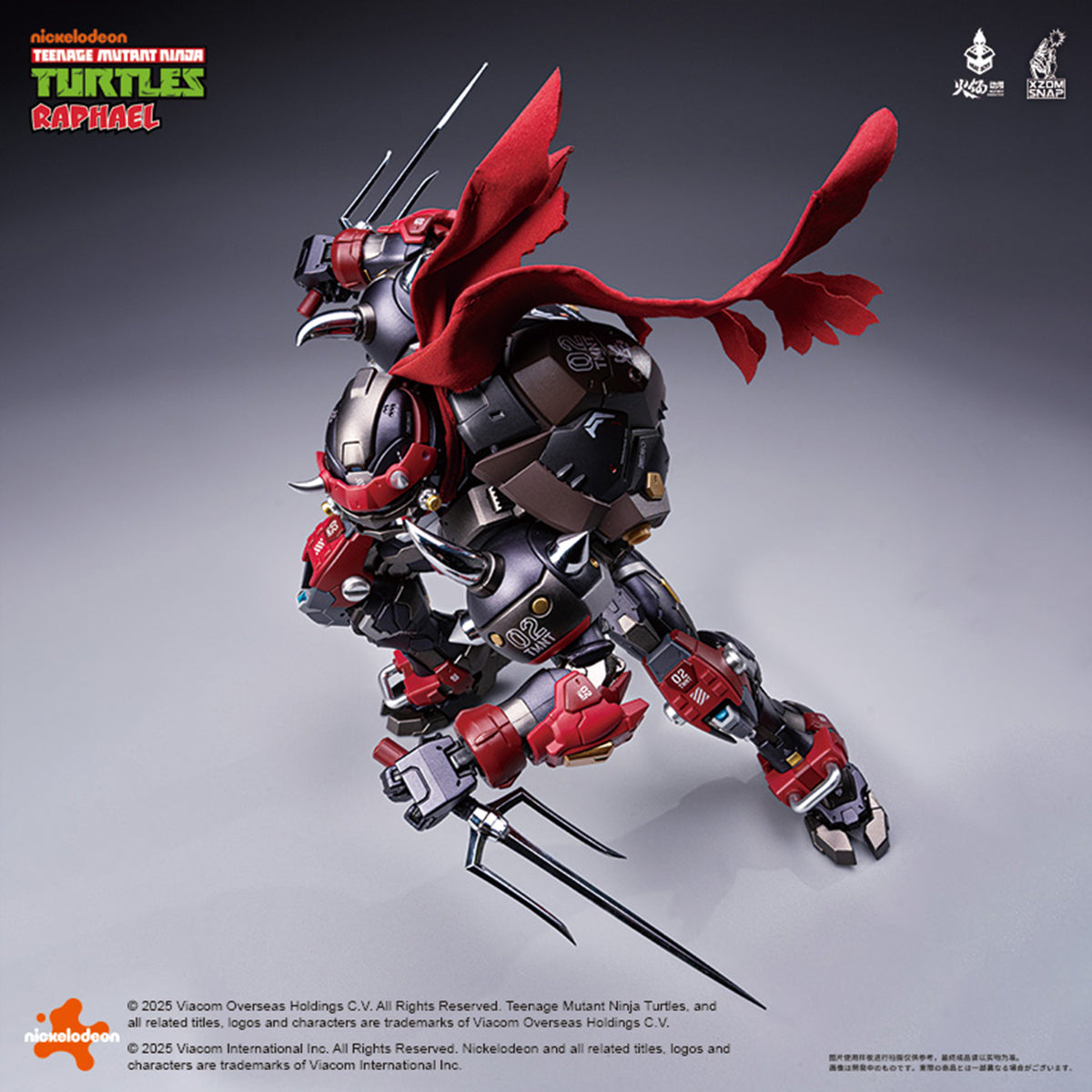 HEATBOYS Teenage Mutant Ninja Turtles Raphael Crimson Fury 40th Annive