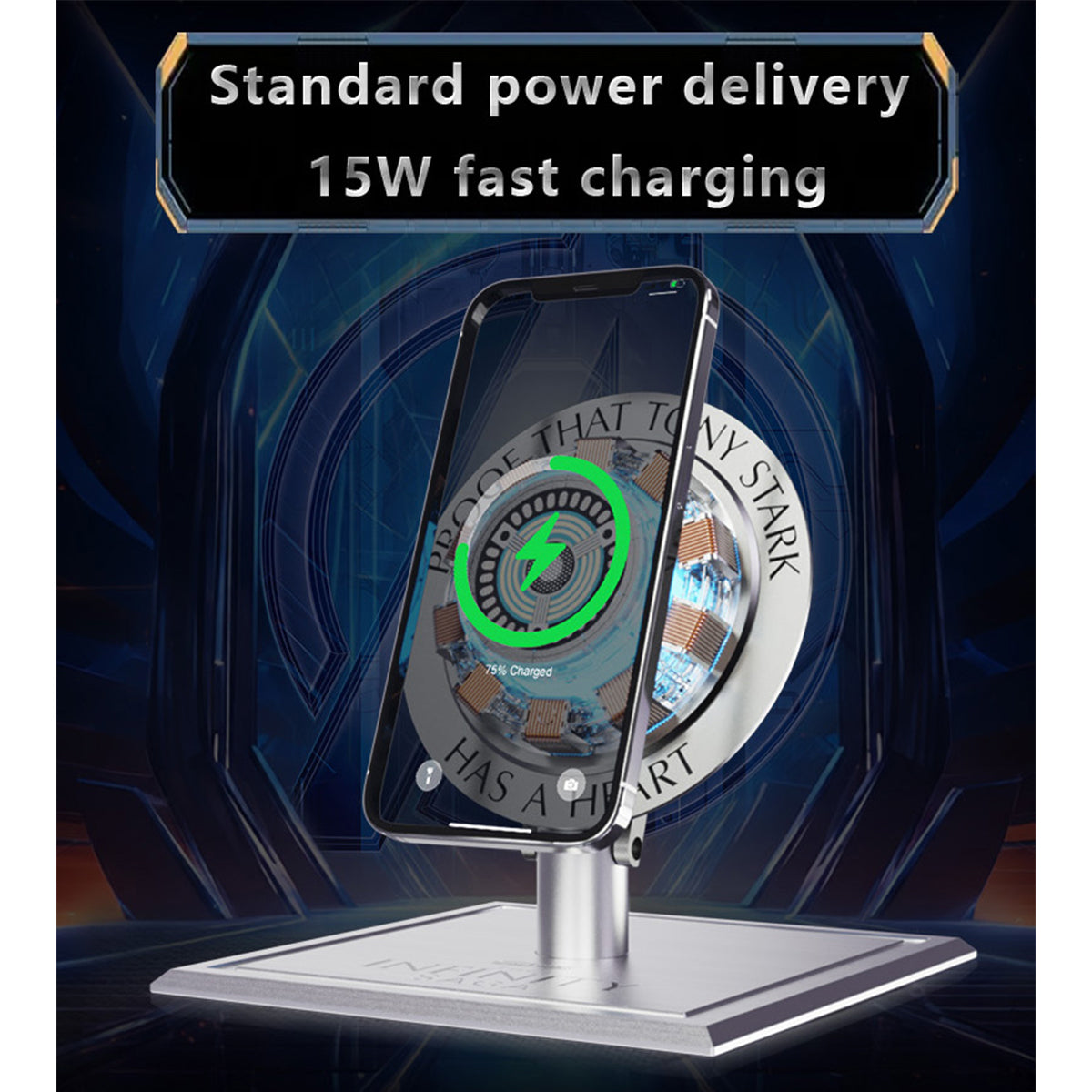 Killerbody Marvel Iron Man Arc Reactor Wireless Charger KB20104