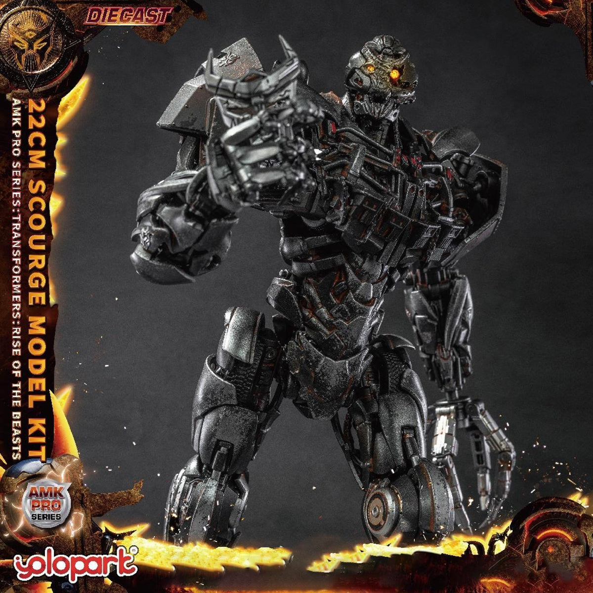(Only Shipped to the US) YOLOPARK AMK PRO Series Transformer: Rise of The Beasts - Scourge Easy Pre-Assembly Model Kit
