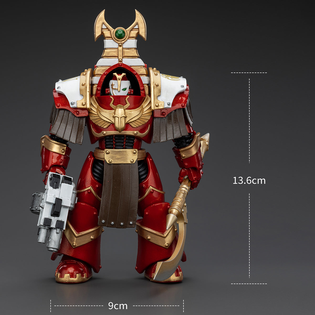 JOYTOY Sekhmet Terminator Cabal JT8605 Sekhmet with Combi-Melta and Achea Force Weapon 1/18 Scale Action Figure