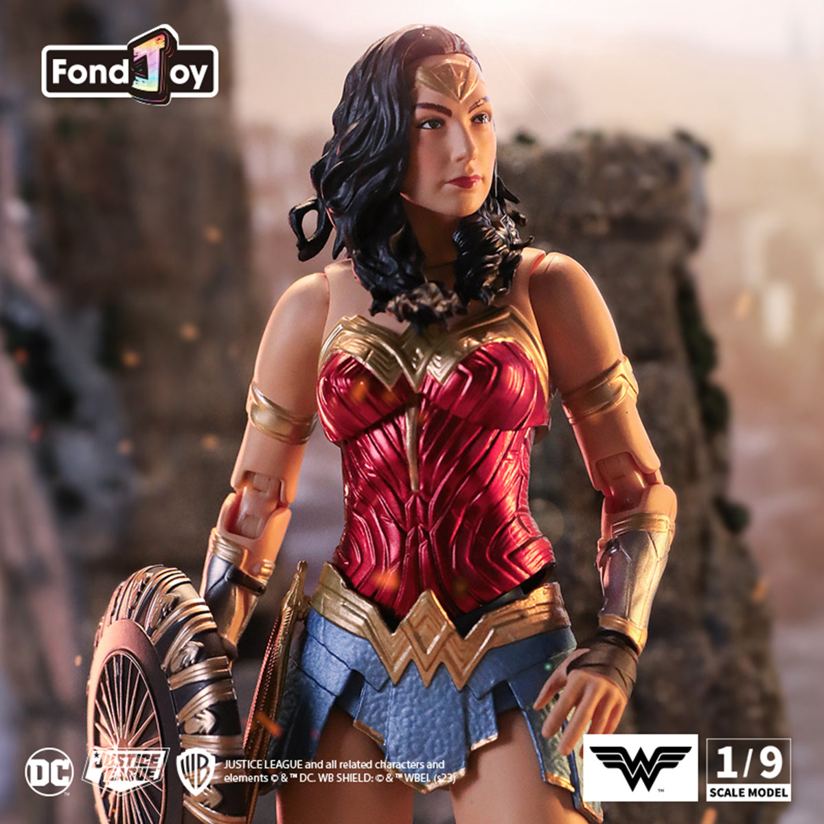 HiPlay Fondjoy Full Set: Miraculous Woman, 1:9 Scale Miniature Action Figurine