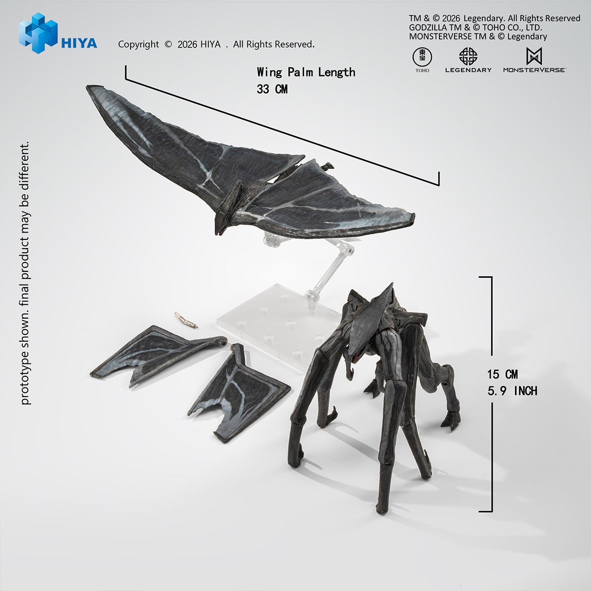 HIYA Godzilla (2014) Male & Female Muto EBG0240 Action Figure Set