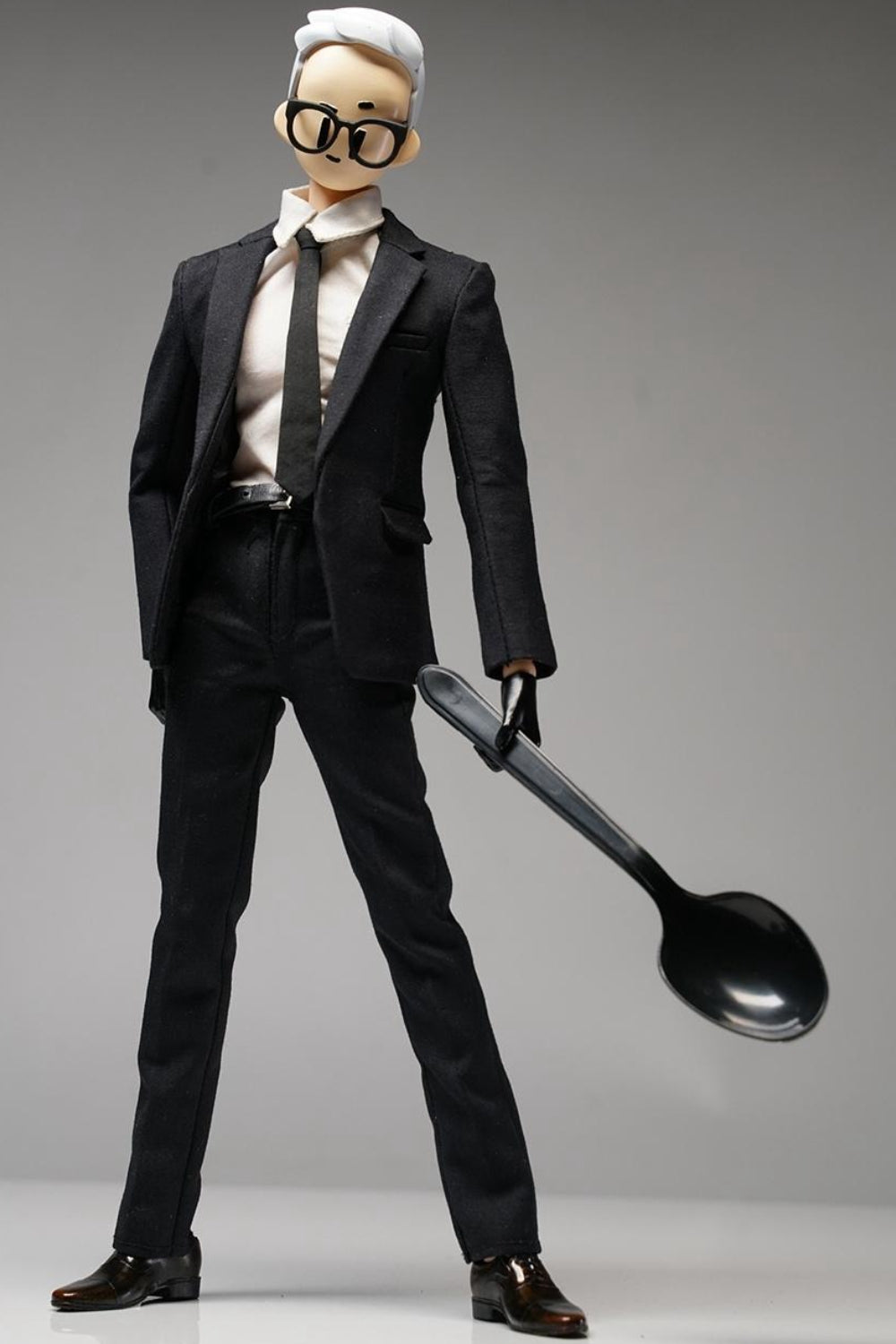 HiPlay 1/6 Scale Figure Doll Clothes: Black Gentleman's Suit for 12-Inch Collectible Action Figure clr02