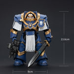 JOYTOY Warhammer The Horus Heresy Series, Ultramarines Cataphractii Terminator Squad: Sergeant with Power Sword, Action Figure