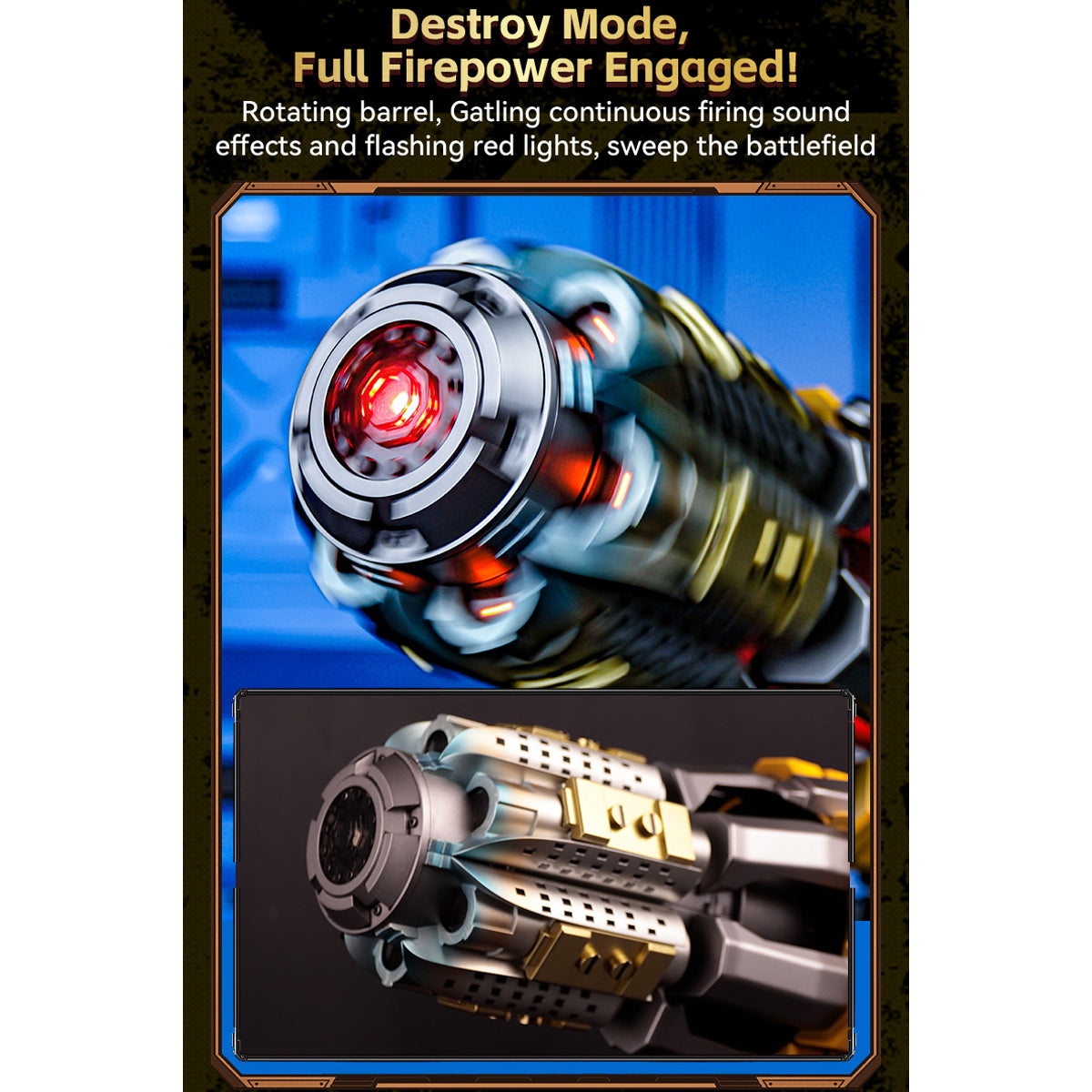 Killerbody Transformers Bumblebee Hand Cannon 1:1 Wearable KB20069-91 CosPlay