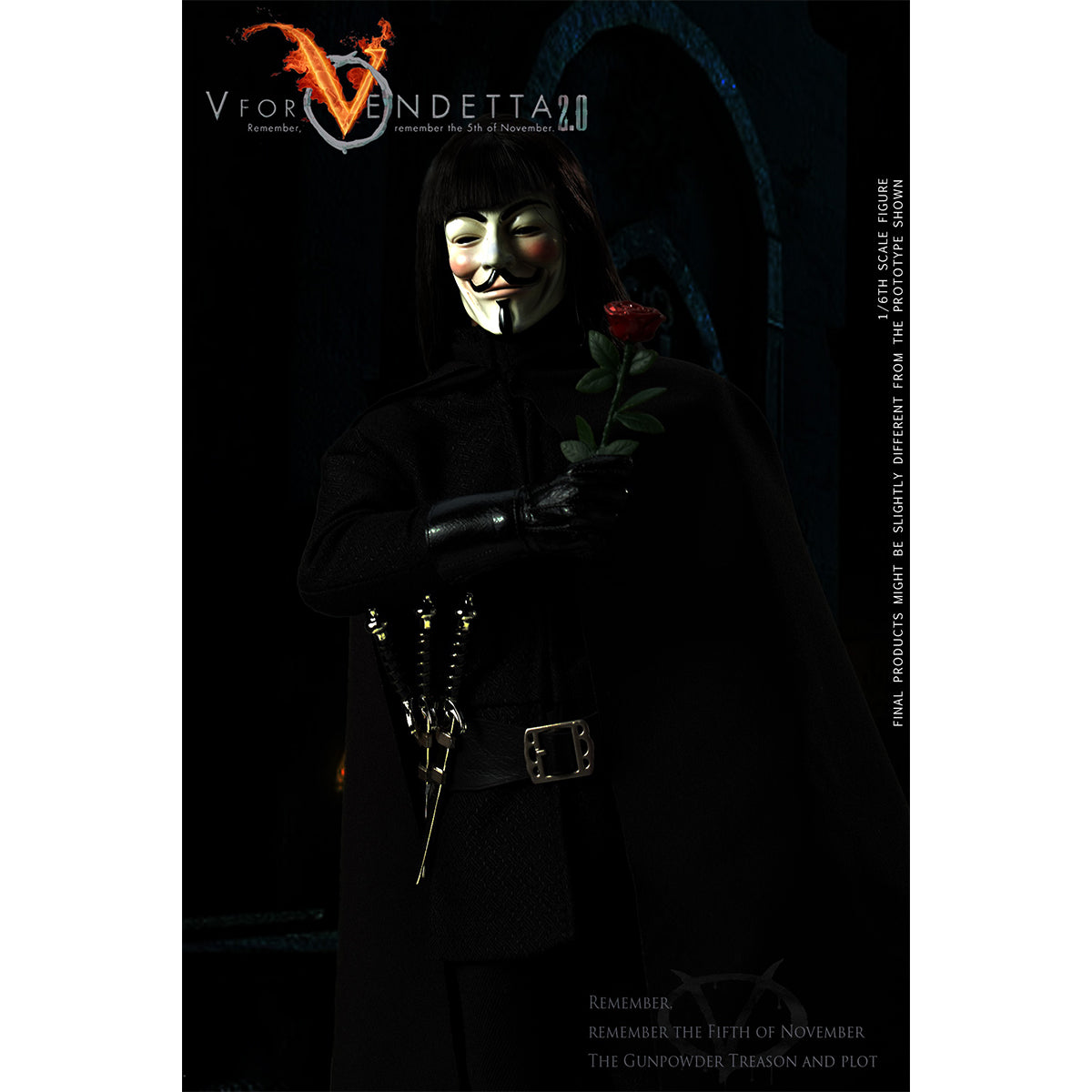 ToysPower, V For Vendetta 2.0, Action Figure Full Set