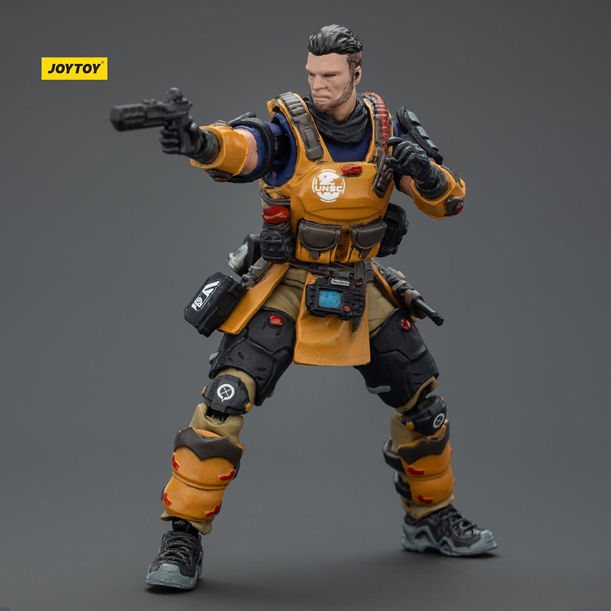 JOYTOY APOC Series Annihilator 02 Long-Range Strike Mech ST-8617 + UNSC Sniper Moreau JT03431+ JT02014 1/25 Scale Action Figure