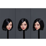 Cabeza femenina con ojos móviles heterocromáticos Z6TOYS, escultura Lele para figuras de acción