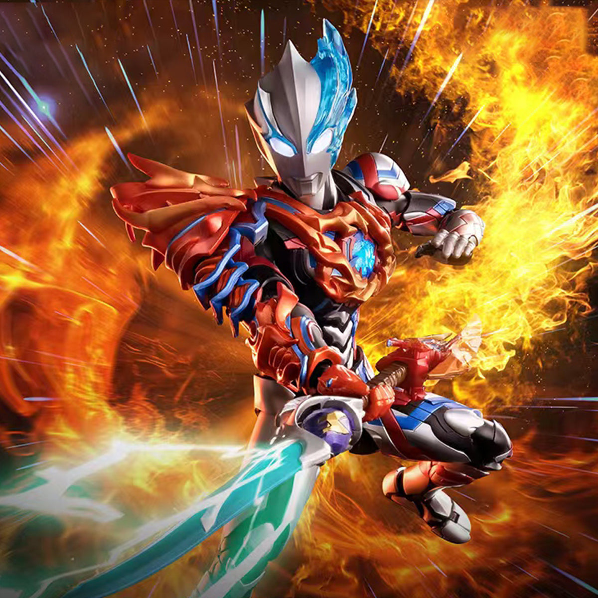 Kits de modelos de ensamblaje de armadura Blokees Legendary Edition Ultraman Blazar Firdran