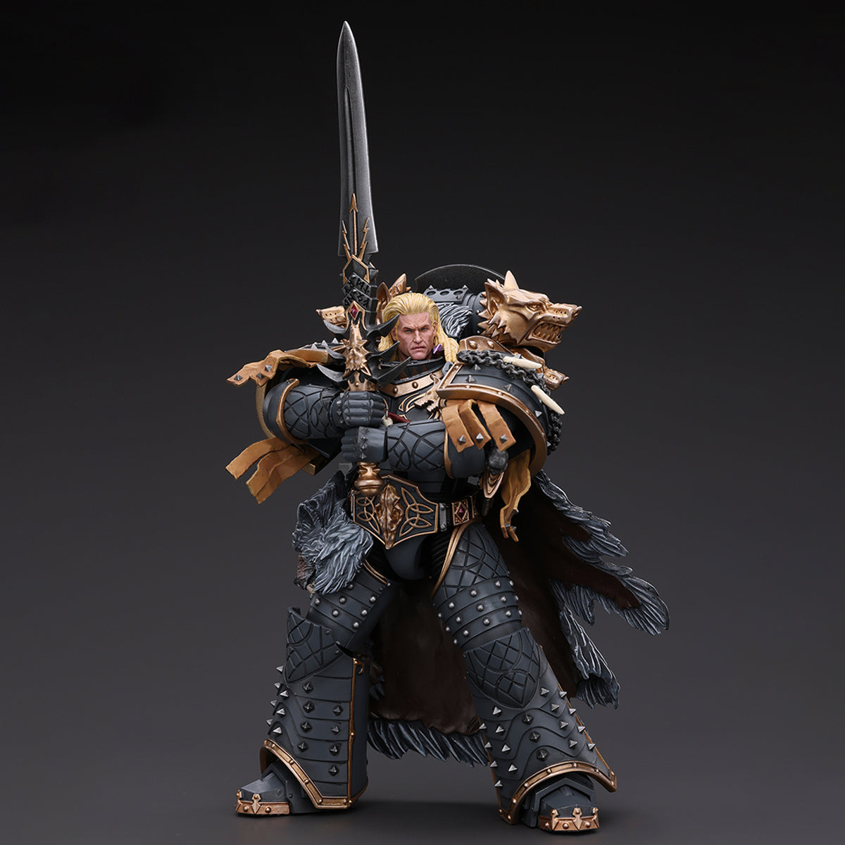 (Only Shipped to the US) JOYTOY The Horus Heresy Space Wolves Leman Russ Primarch of the VIth Legion JT6137 Warhammer 1/18 Action Figure