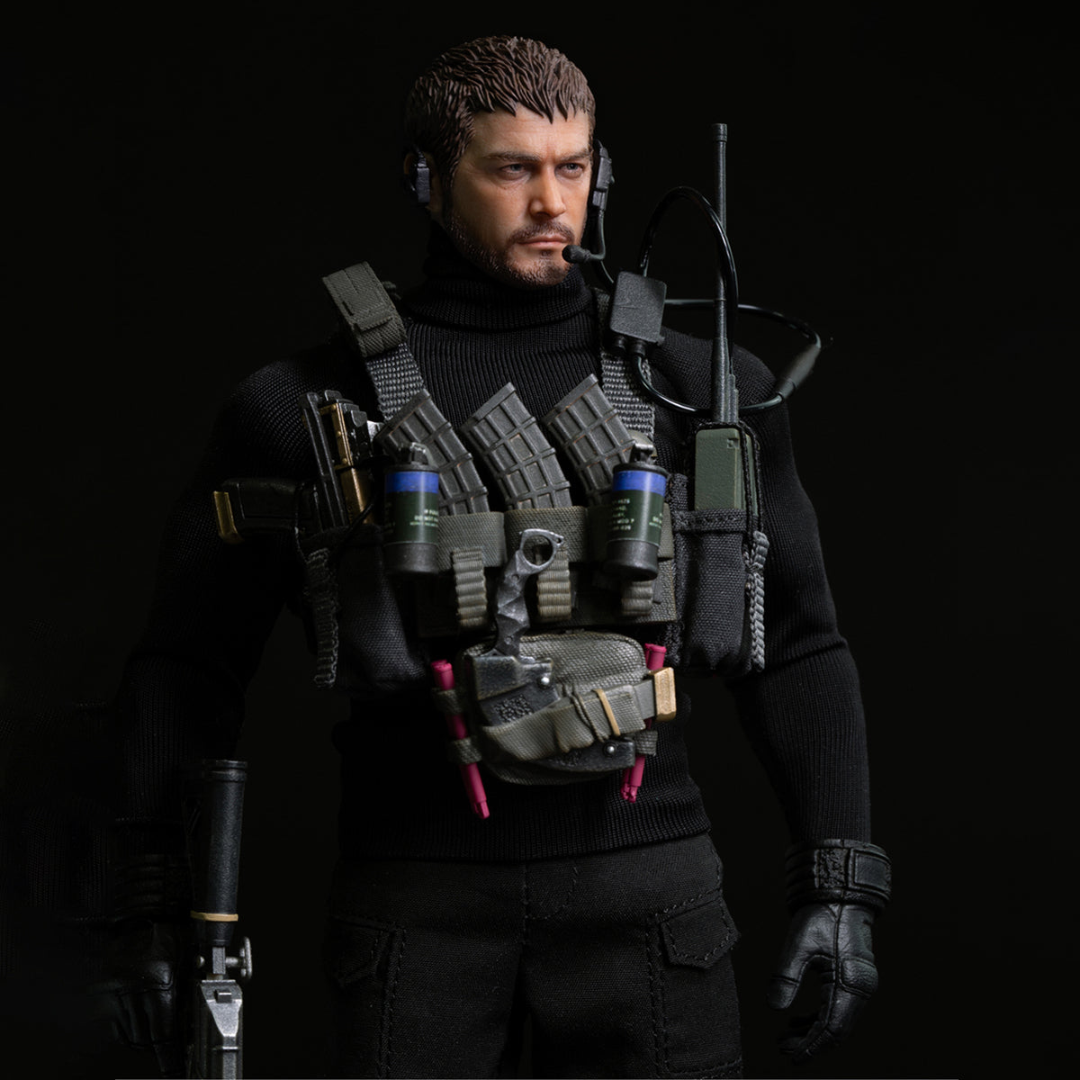 Figuras de acción y paquete de accesorios de HOTPLAY Captain Wolf Hunter
