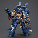 JoyToy Warhammer 40K: Figuras de acción de Capitán de los Ultramarines con mochila propulsora