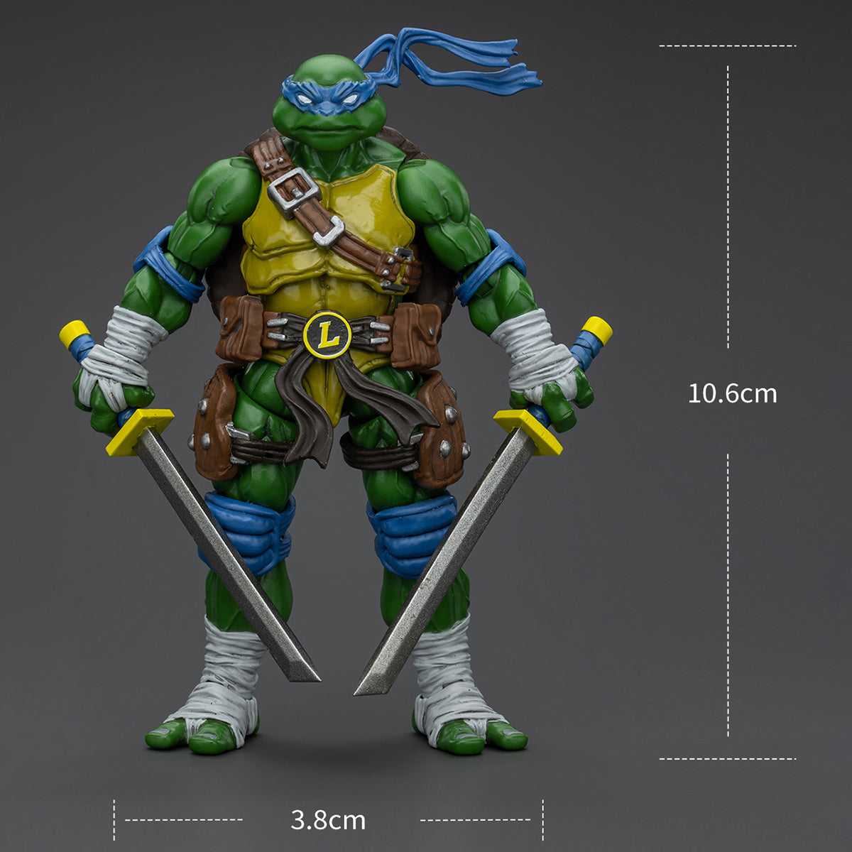 HiPlay JOYTOY TMNT Series: Teenage Mutant Ninja Turtles - Leonardo 1:18 Scale Action Figures