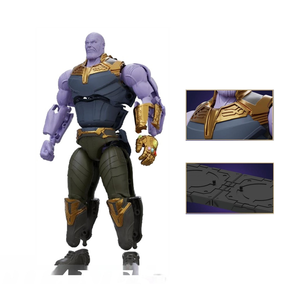 Fondjoy 1/12 Scale Infinity Saga Thanos MV24104 Assembly Model Kits Comic Series