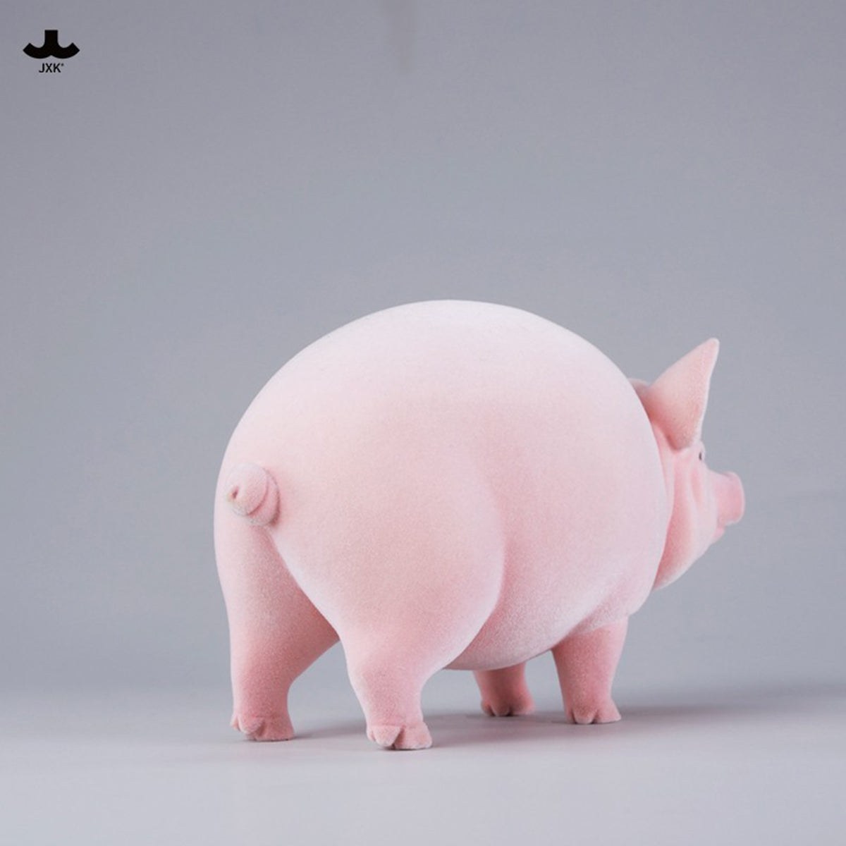 JXK Plump and Round Fat Pig (JXK343) Static Expertly Hand-Painted Lifelike Animal Figurine