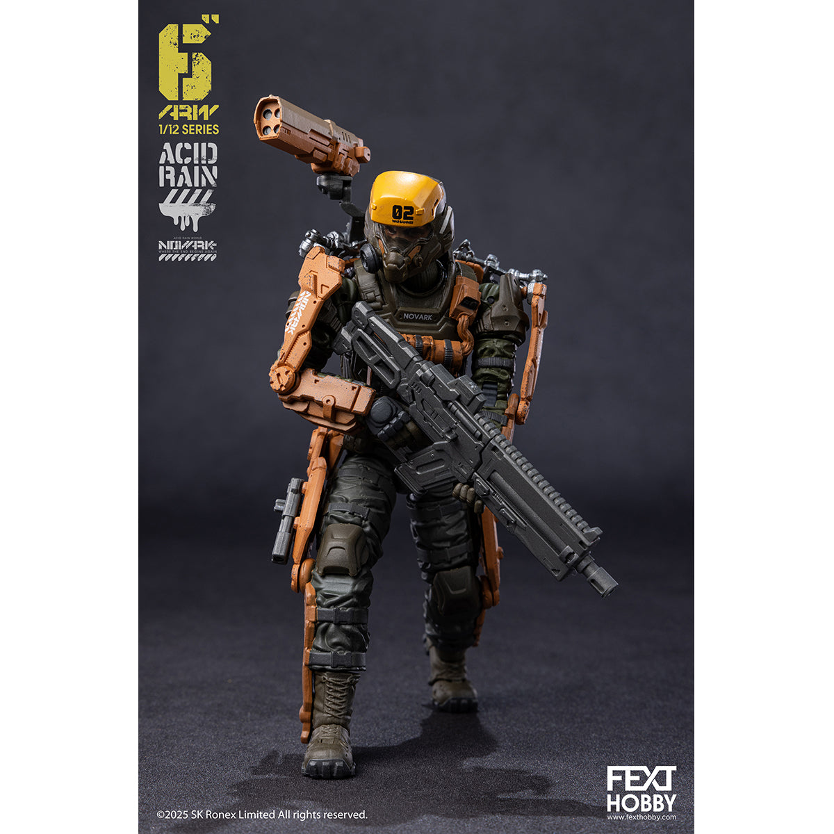 FEXT HOBBY Acid Rain World: Novark FXH-AR-001 THAME/FXH-AR-002 WAR BANNER/FXH-AR-003 SKULLWELDER/FXH-AR-004 PROTEUS 1/12 Scale Action Figure