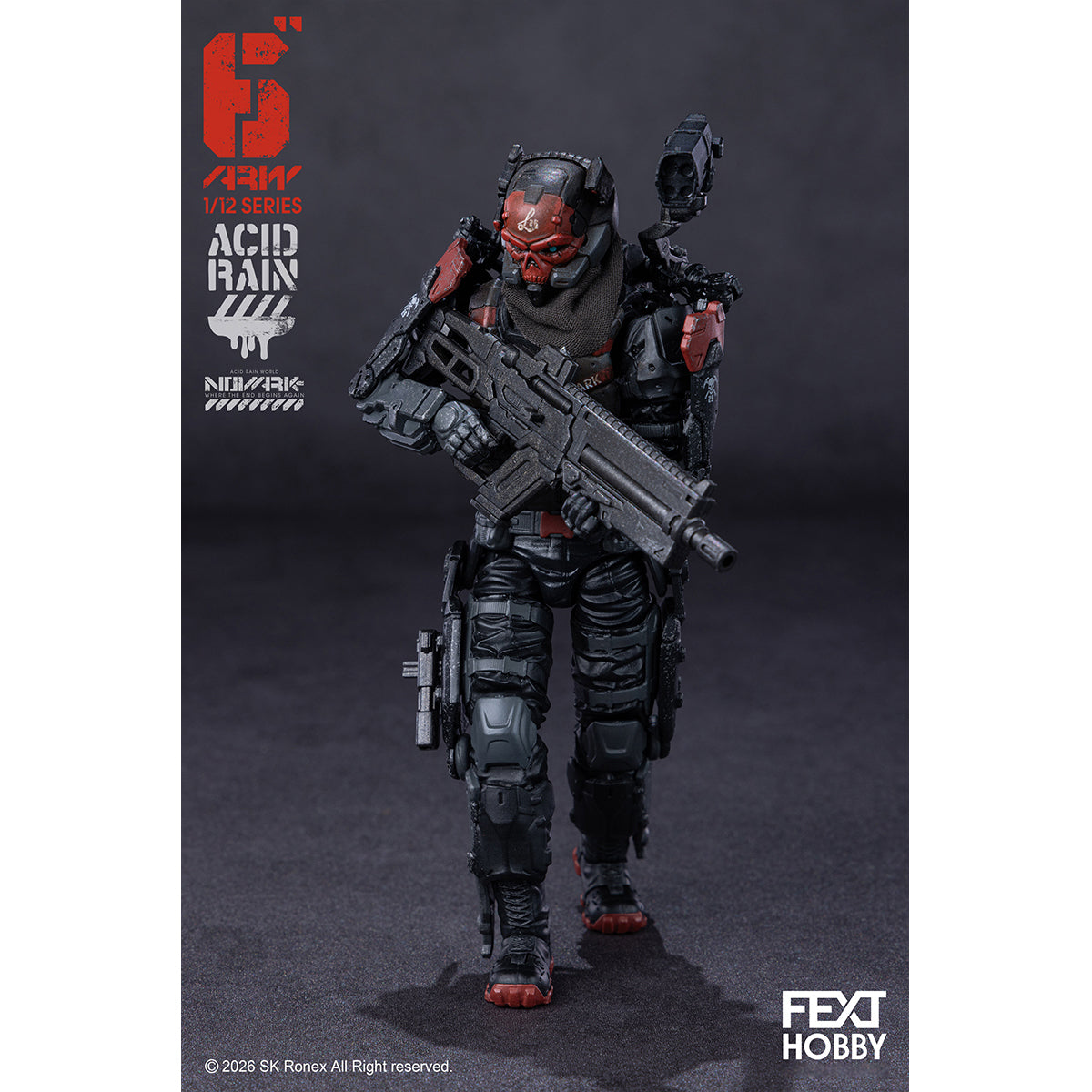 FEXT HOBBY Acid Rain World: Novark FXH-AR-005 Valerius FXH-AR-006 NVK Escort-L FXH-AR-001 Red Locust 1/12 Scale Action Figure