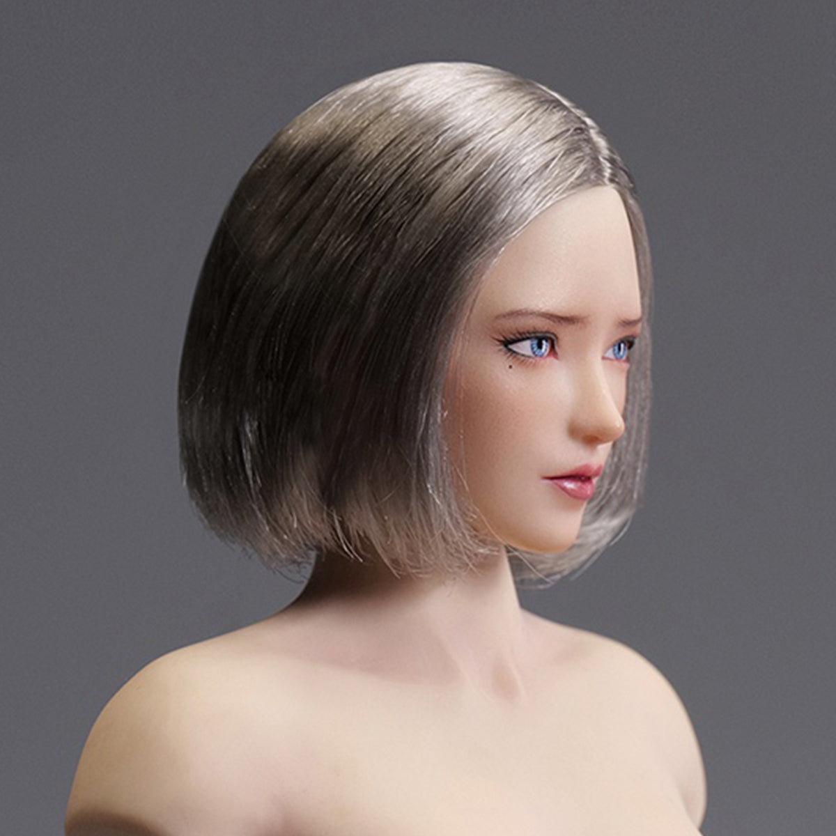Escultura de cabeza femenina asiática con ojos móviles de YMTOYS - Lianxiang para figuras de acción