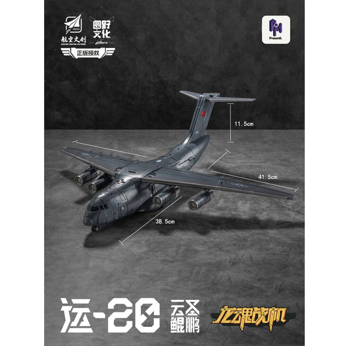 YUANYE CULTURE Dragon Soul Fighter Y-20 Cloud Saint (Yunsheng) Kunpeng Transformable Finished Model