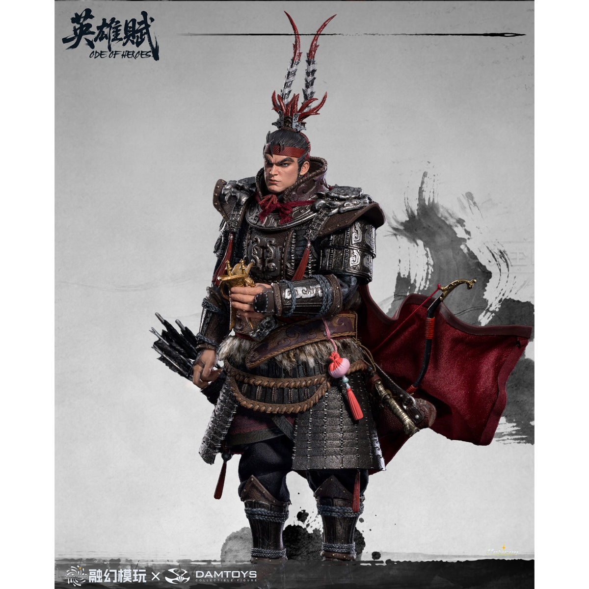 FUSION FANTASY × DAMTOYS Odes of Heroes Jiuyuan Fierce Tiger FTOH-01 Lv Bu 1/12 Scale Action Figure