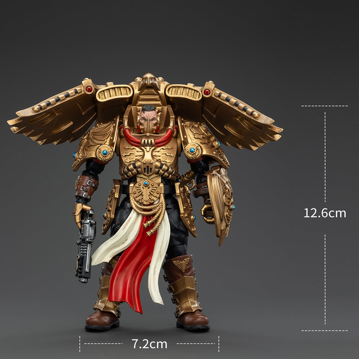 JOYTOY 1/18 Legio Custodes JT00775 Custodian Venatari Squad Venatari with Kenetic Destroyer 1 Action Figures