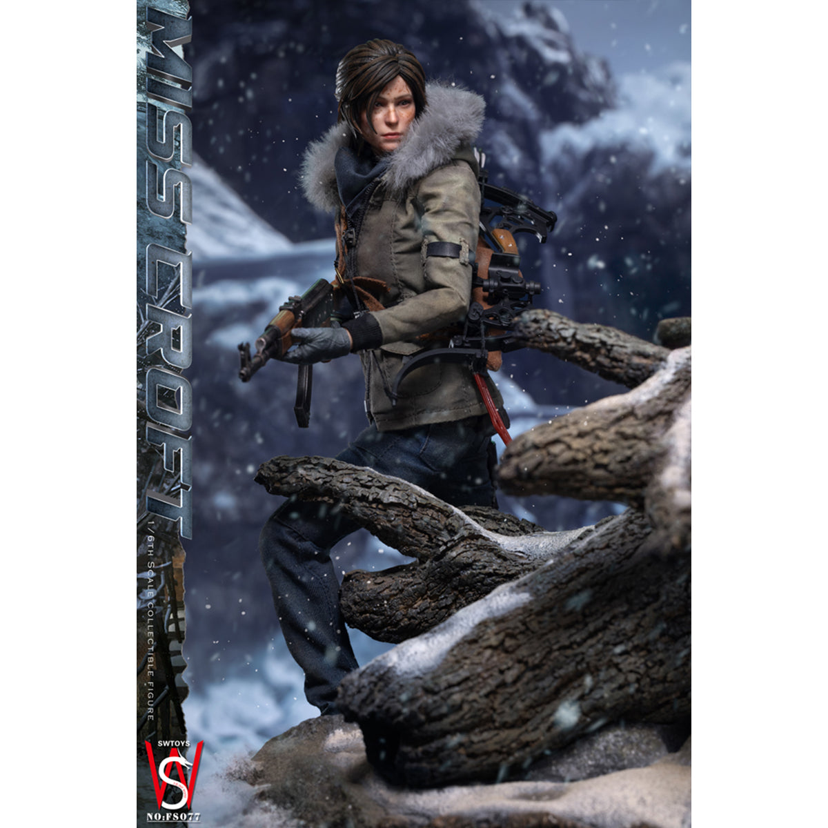 SWtoys MISS CROFT NO:FS077 1/6 Scale Action Figure