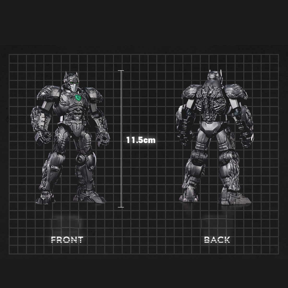 Kits de modelos de ensamblaje de Blokees: Transformers Classis Class - Capitán Gorila, estilo Mecha Musume, miniatura de 12 cm de altura
