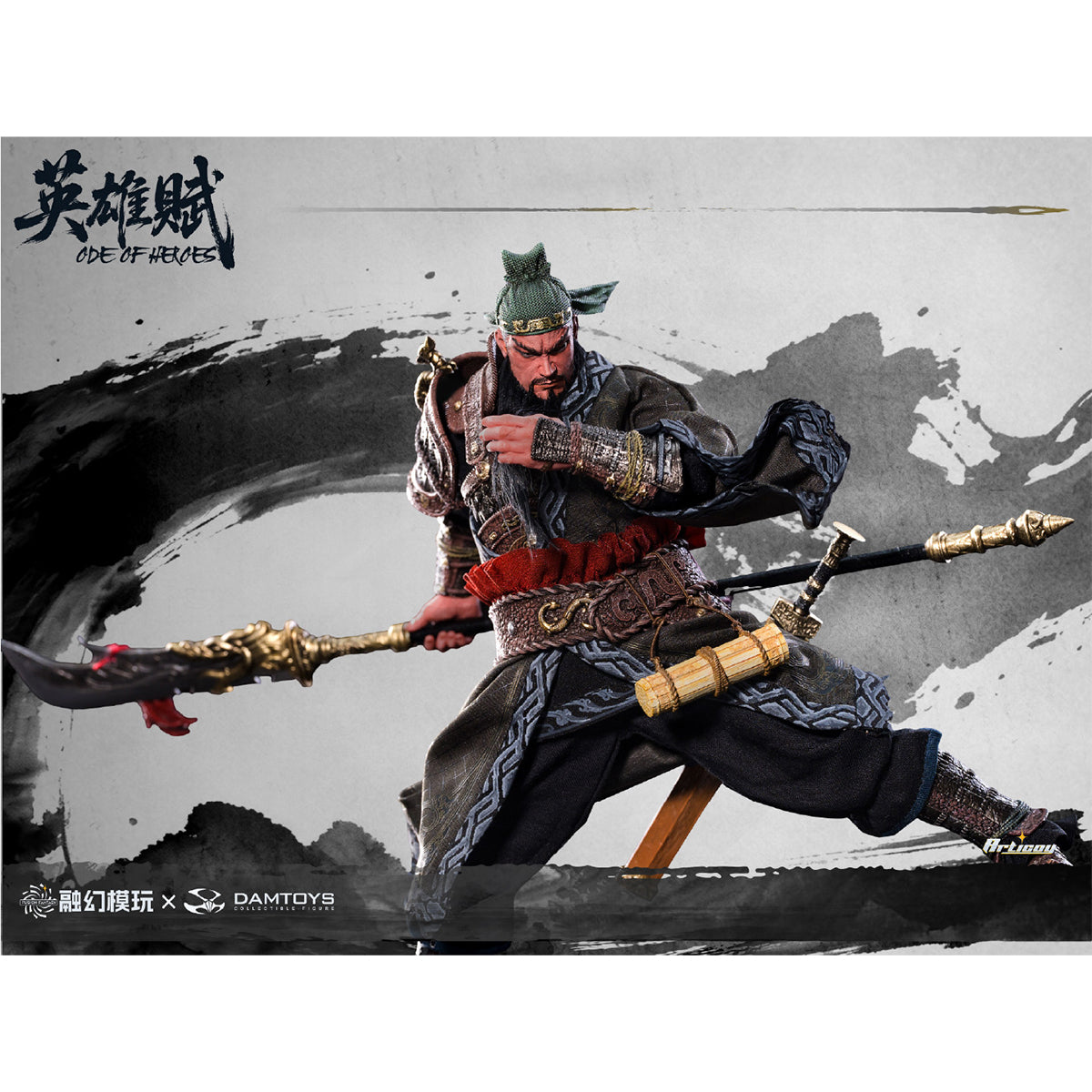 FUSION FANTASY × DAMTOYS Odes of Heroes Zhongyi Wushuang FTOH-03 Guan Yu 1/12 Scale Action Figure