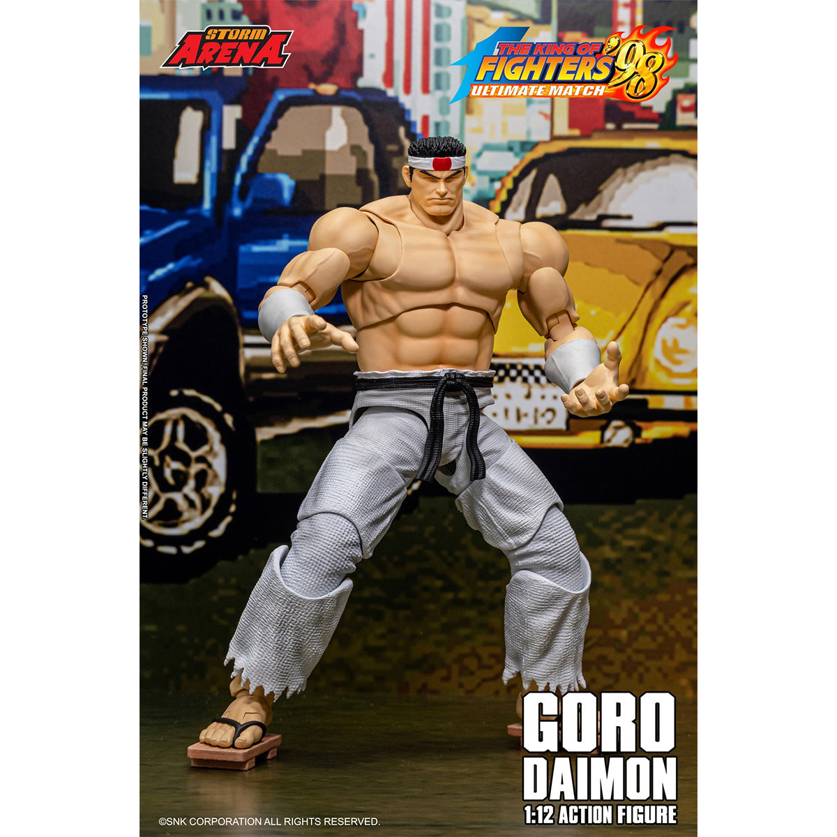 Storm Collectibles The King Of Fighters'98 UM KFSA01 Benimaru Nikaido Storm Arena KFSA02 Goro Daimon Storm Arena KFSA03 Kyo Kusanagi Storm Arena 1/12 Scale Action Figure