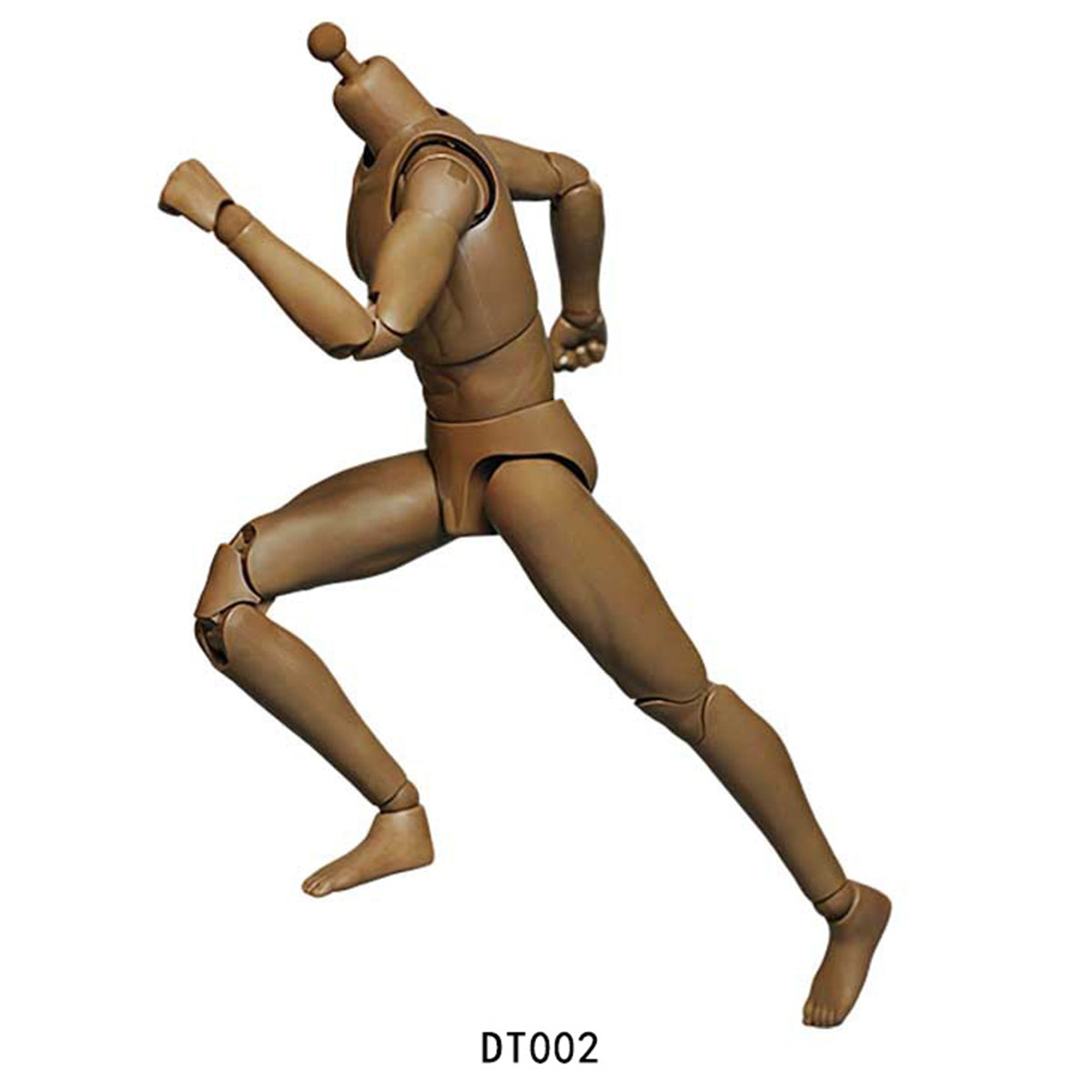 Figura de acción masculina articulada DT con cuerpo estándar y piel bronceada