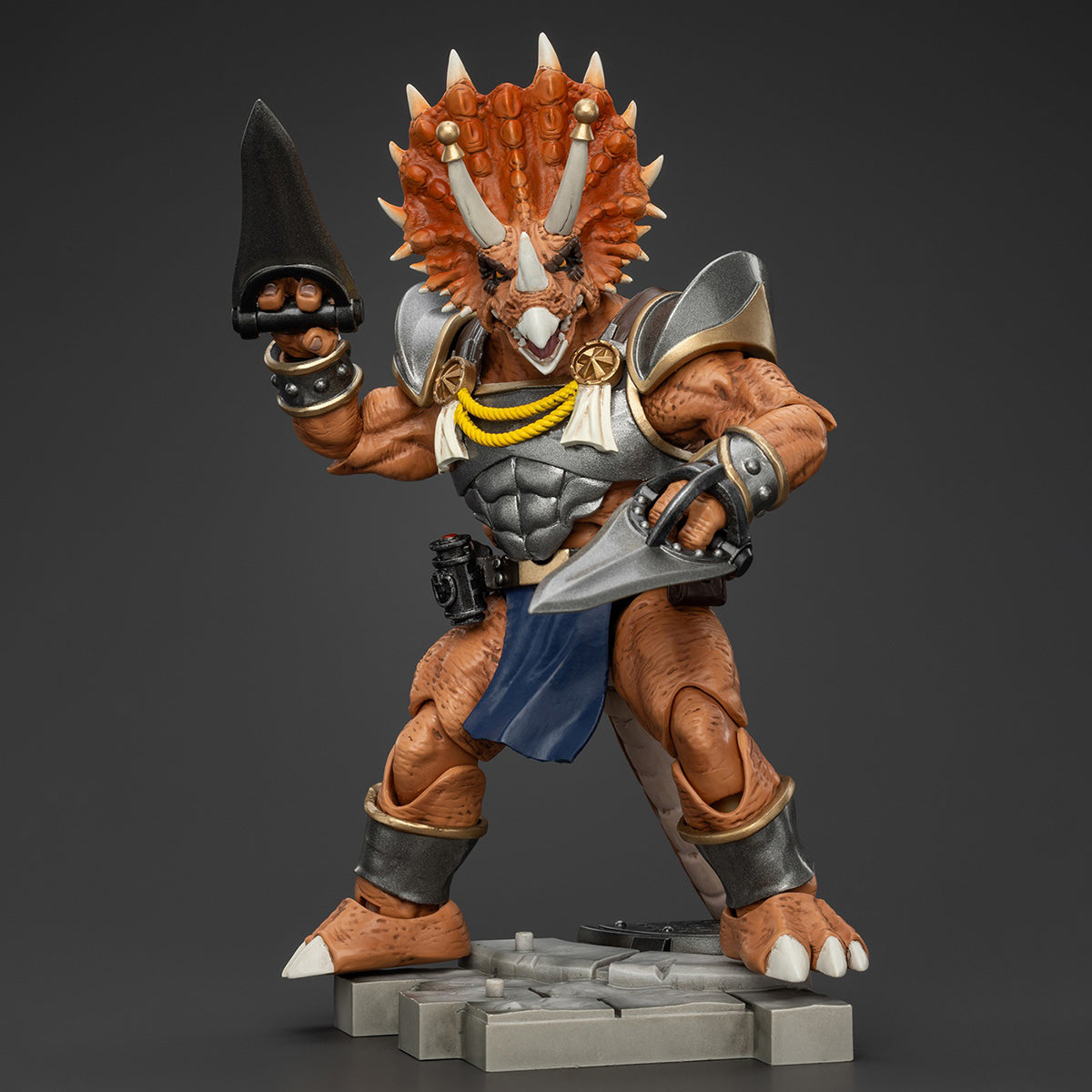 JOYTOY TMNT Casey Jones & Triceraton Infantryman & Adjutant Zork & Captain Zorax Action Figures