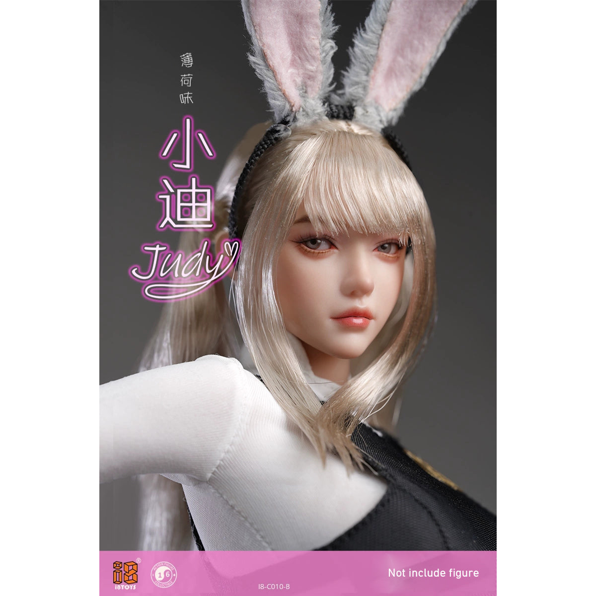 I8TOYS, Mint Flavor - Judy Head Sculpt and Costume Set, Accessory Pack for 12-inches Figure