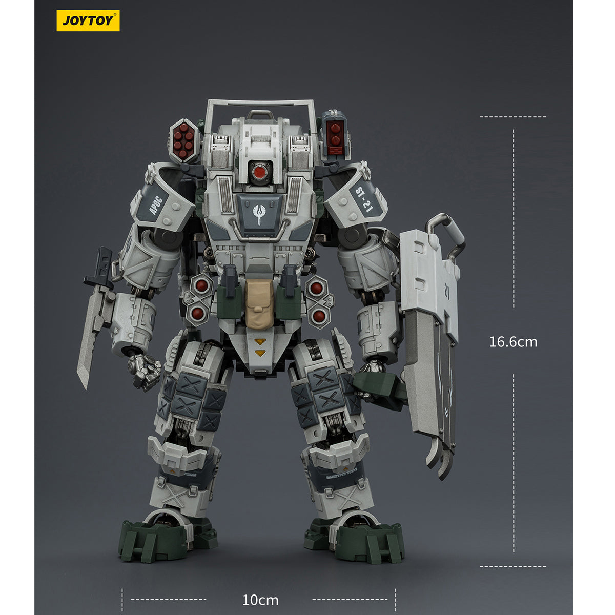 JOYTOY APOC Series DragonFang Assault Mech & Hummer Standard Combat Mech & Mystic Armor Heavy Assault Mech & Razor Stealth/Night Ops Mech & Thor Fire Strike Mech 1/25 Scale Action Figure