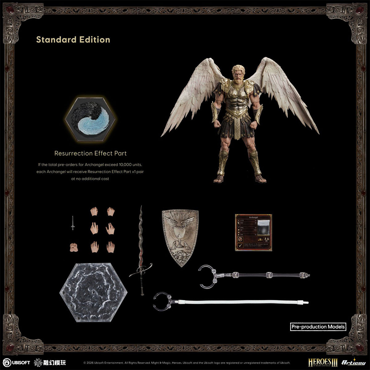 Fusion Fantasy Heroes of Might and Magic III Archangel (FTM3-01) 1/12 Scale Action Figure