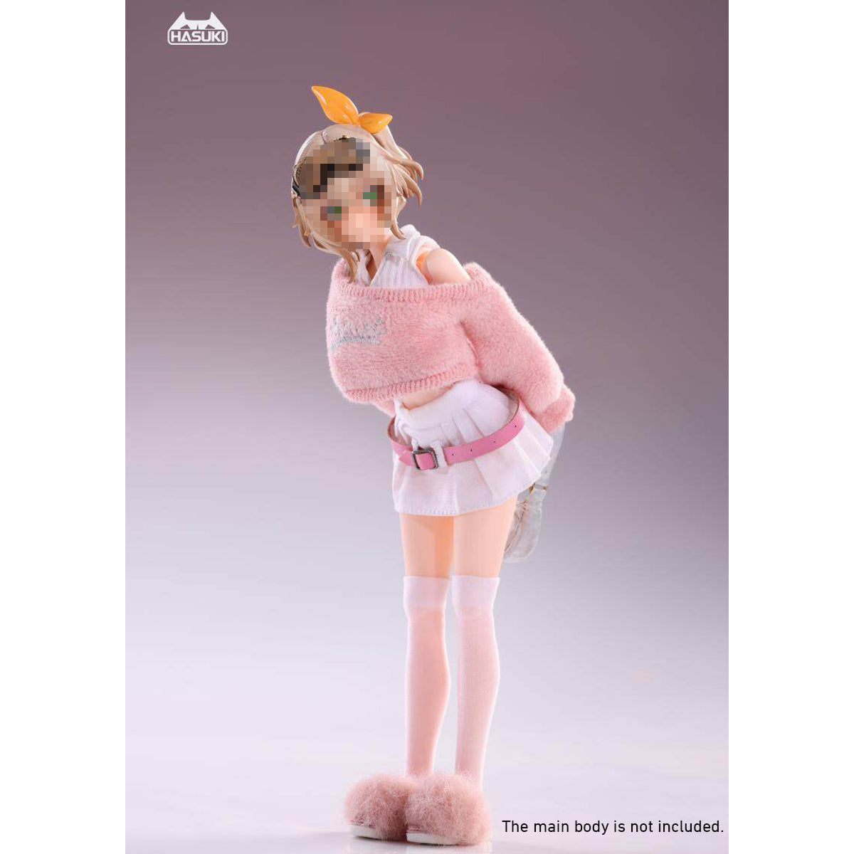 HASUKI Pink Sexy Girl Outfit Set CS020 Doll Clothes Accessory 1/12 Scale Fit Action Figure