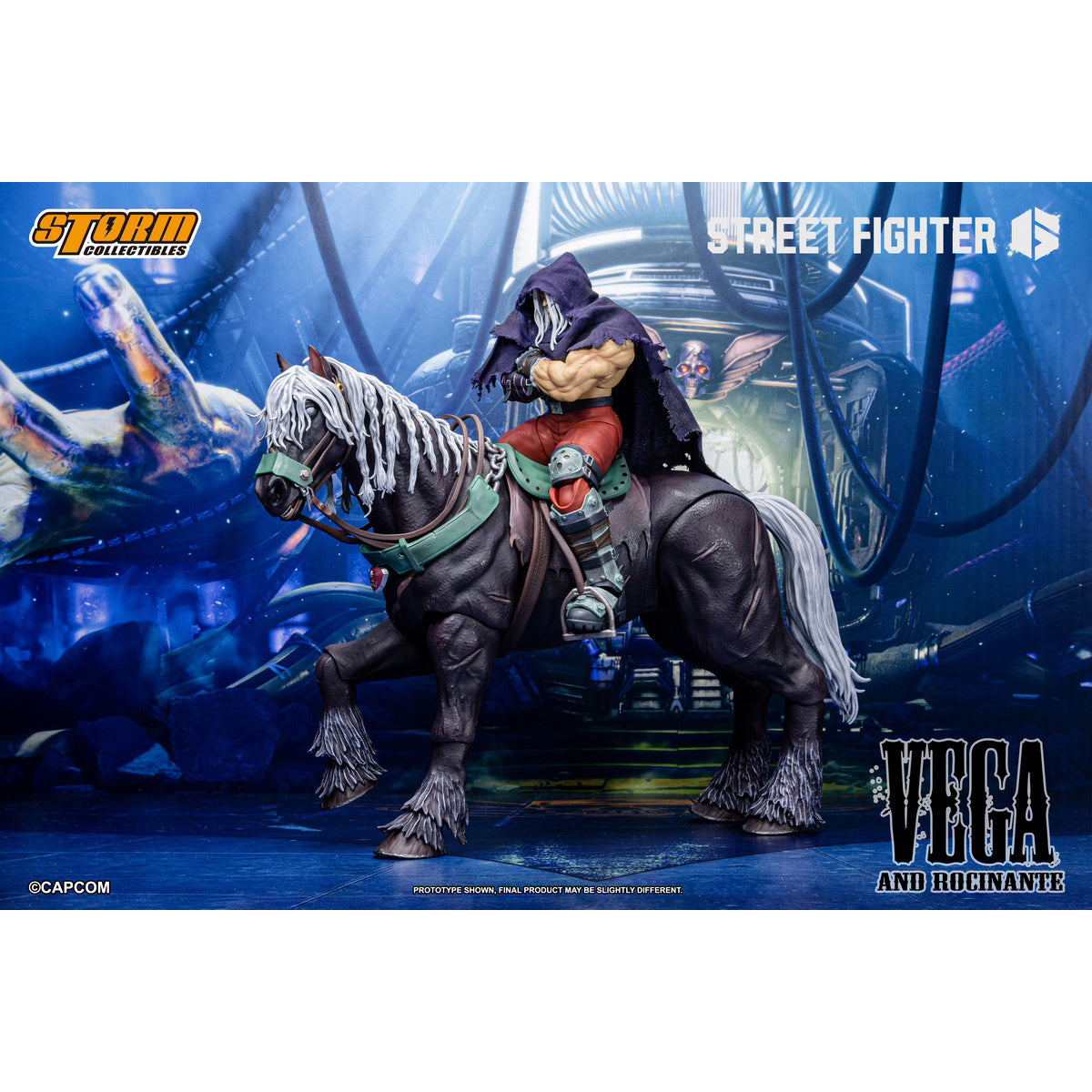 Storm Collectibles CPSF32 Street Fighter 6 M. Bison & Rocinante 1/12 Scale Action Figure