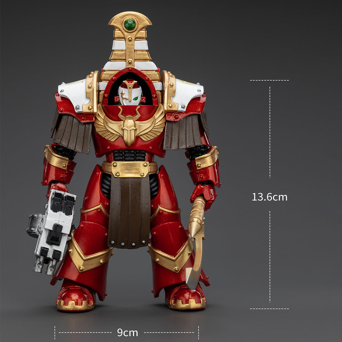 JOYTOY Sekhmet Terminator Cabal JT7349 Sekhmet with and Combi-Bolter and and Achea Force Weapon 1/18 Scale Action Figure