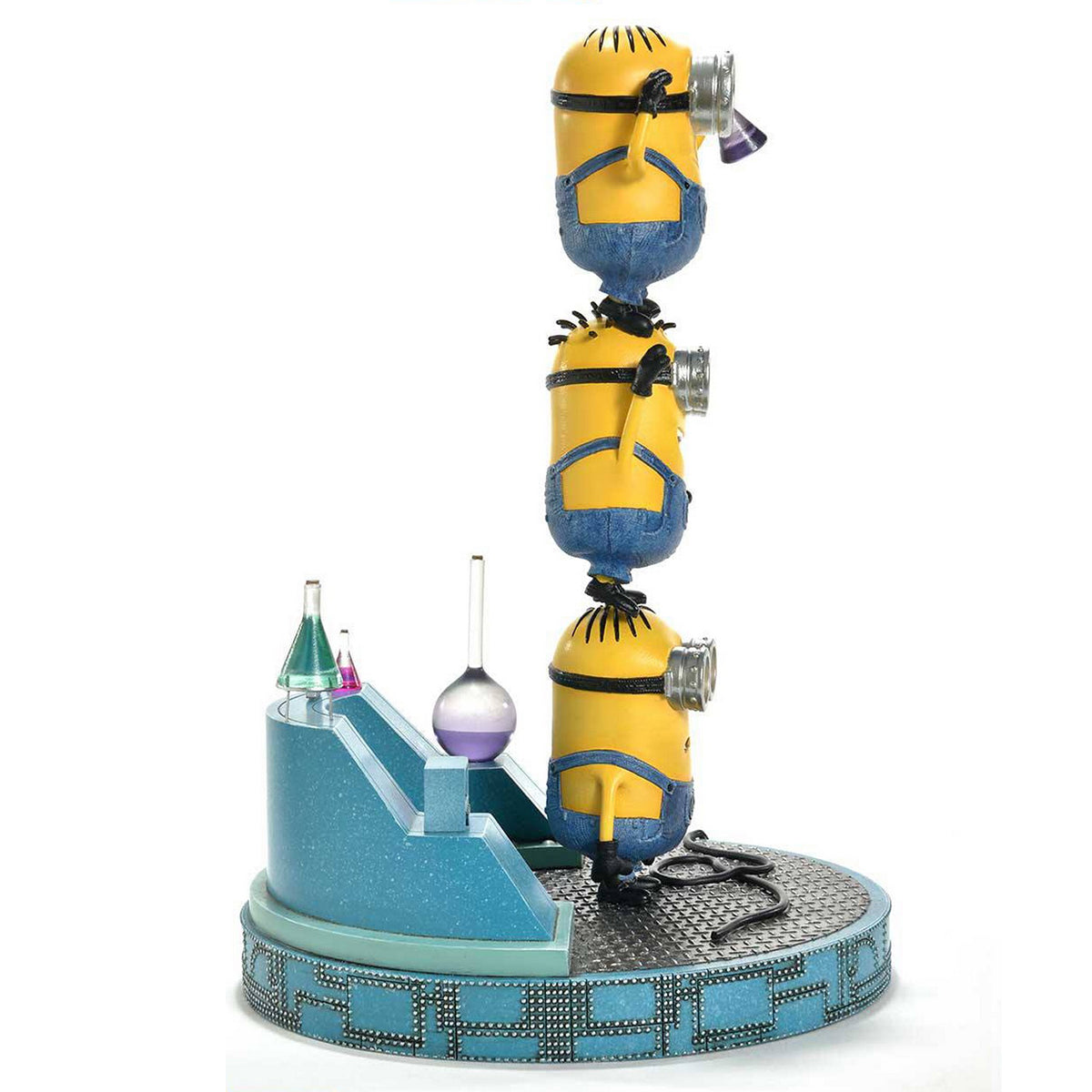 Prime 1 Studio, Minions Trio with Laboratory Base, Statue Figurine