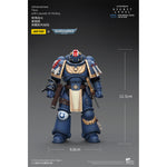 JOYTOY Warhammer Ultramarines Torvald with Power Sword Levantus with Power Sword Metaurus with Power Axe Titus with Laurels of Victory 1/18 Scale Action Figure