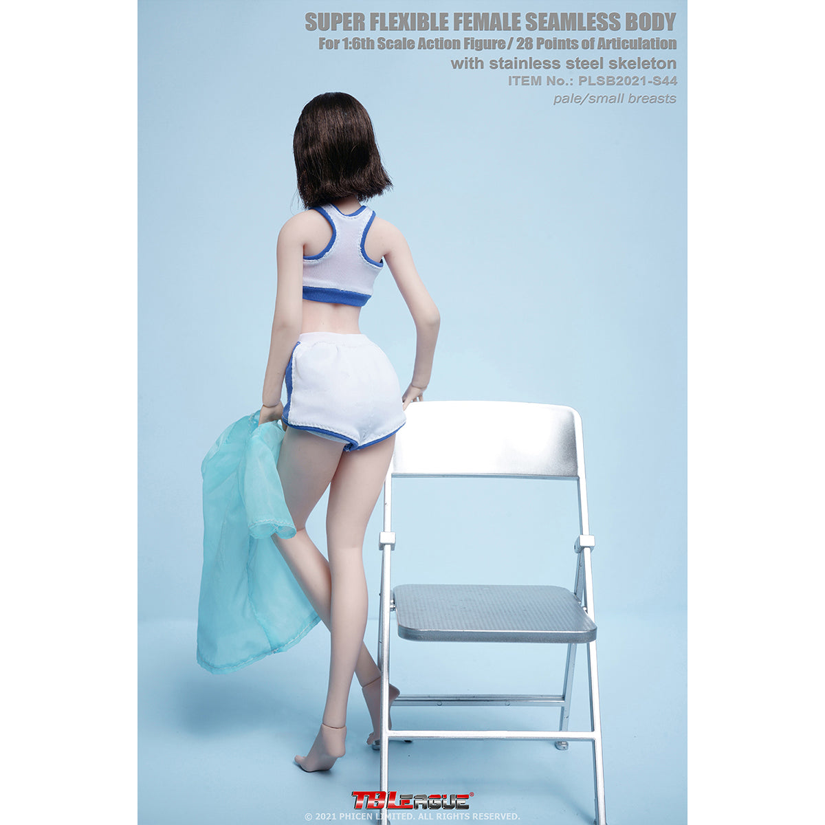 TBLeague Seamless Female Small Bust Anime Type S44 S45 Detachable Feet with Head Sculpt 1/6 Scale Action Figure Body