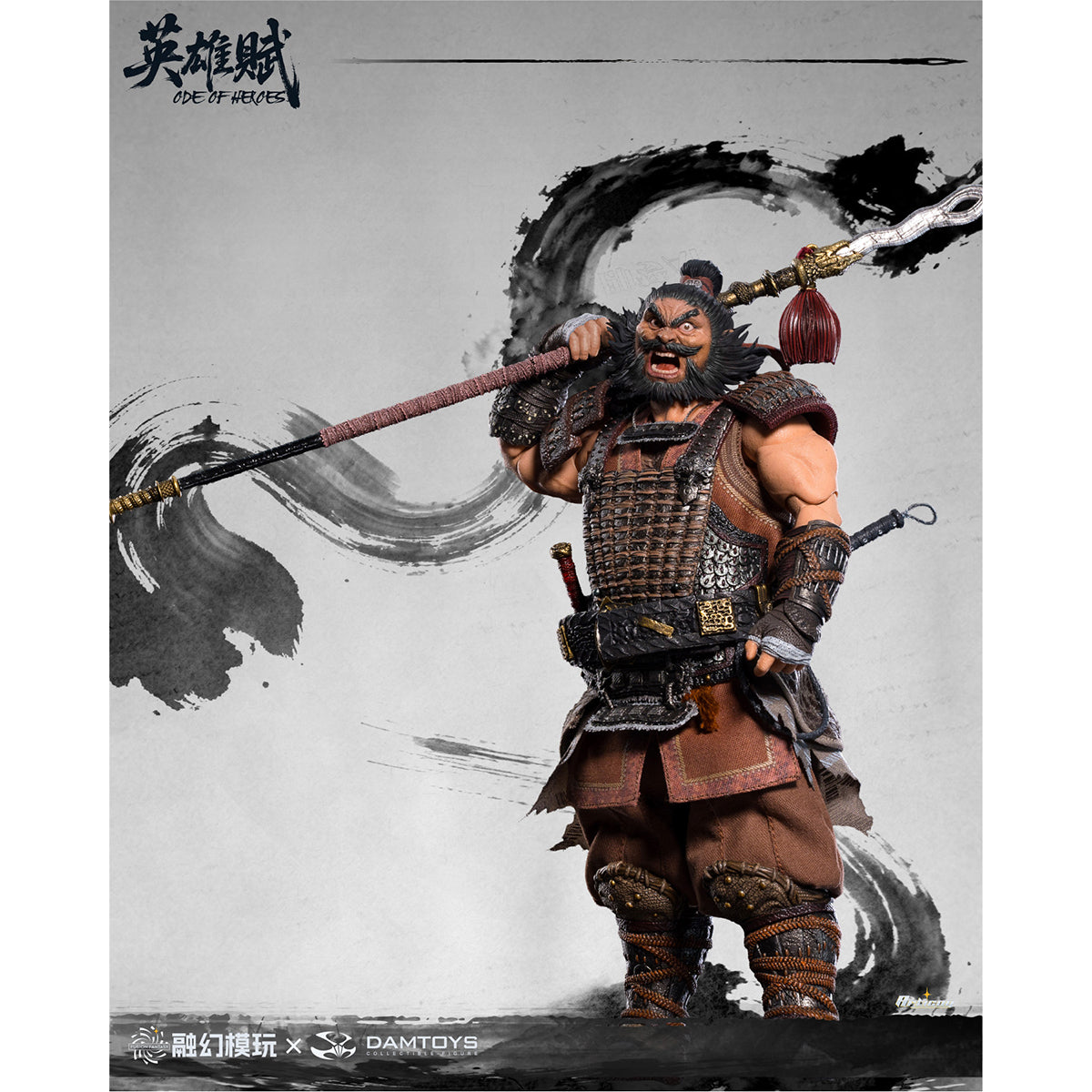 FUSION FANTASY × DAMTOYS Odes of Heroes Wanfu Mokai FTOH-02 Zhang Fei 1/12 Scale Action Figure