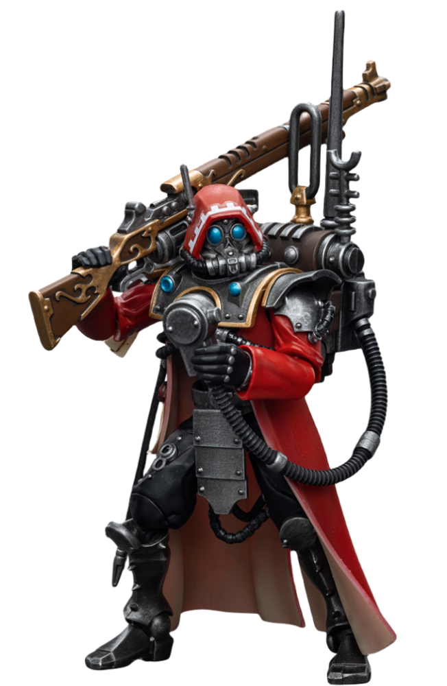 HiPlay JoyToy 40K Collectible Figure: Adeptus Mechanicus Skitarii Ranger with Data-Tether 1:18 Scale Action Figures JT7868 (Ranger with Data-Tether)