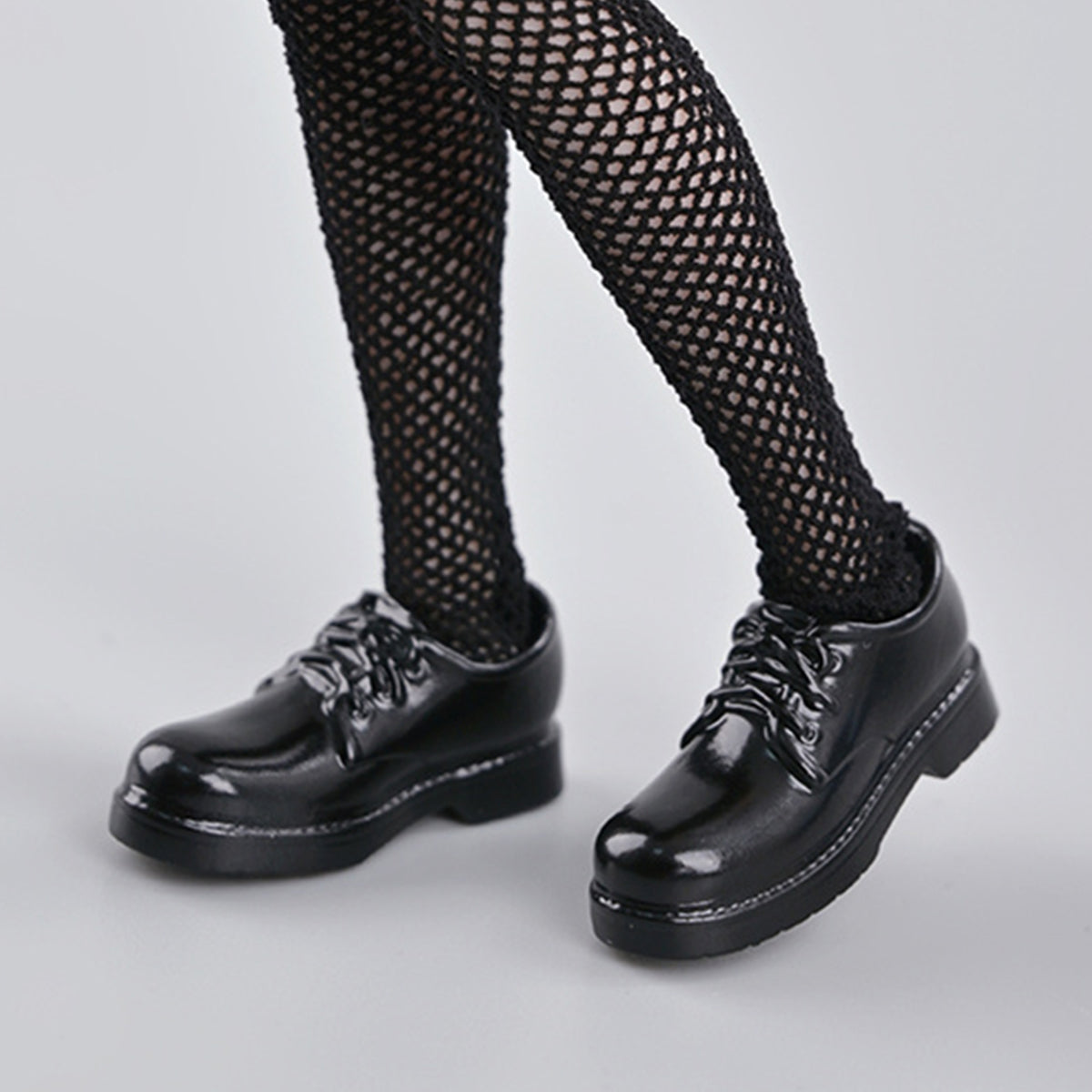 ZYTOYS, Zapatos de Cuero para Niña Estudiante, Accesorio para Figura
