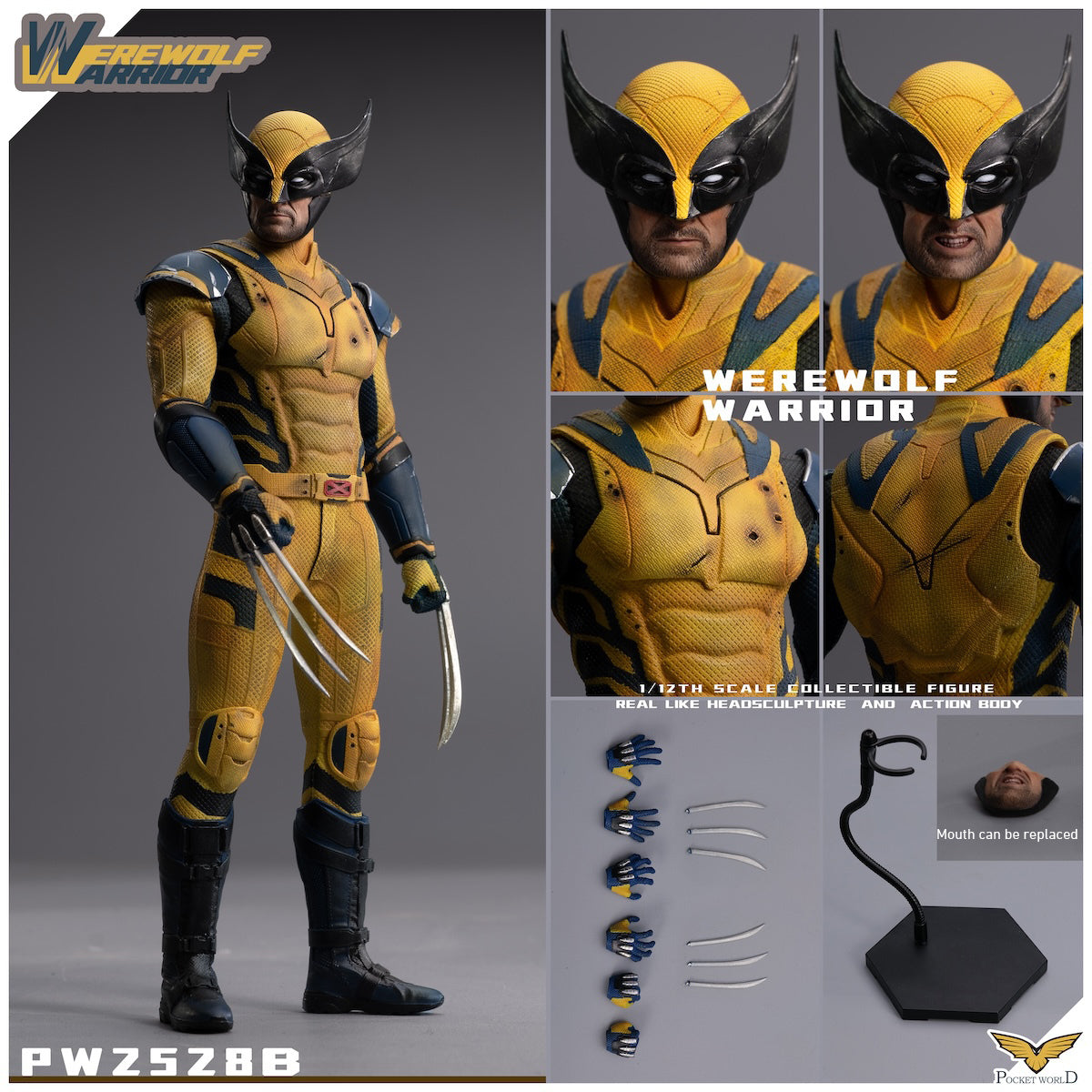 PWTOYS Werewolf Warrior Battle - Damaged Version Action Figures