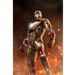 ZD Toys Anniversary Series Collectible Action Figure Full Set: Iron Man MK42, Illuminated Edition, 1:10 Scale Miniature