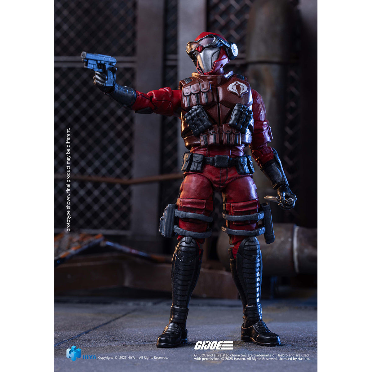 HIYA G.I.Joe Crimson Viper EMG0461 1/18 Scale Action Figure