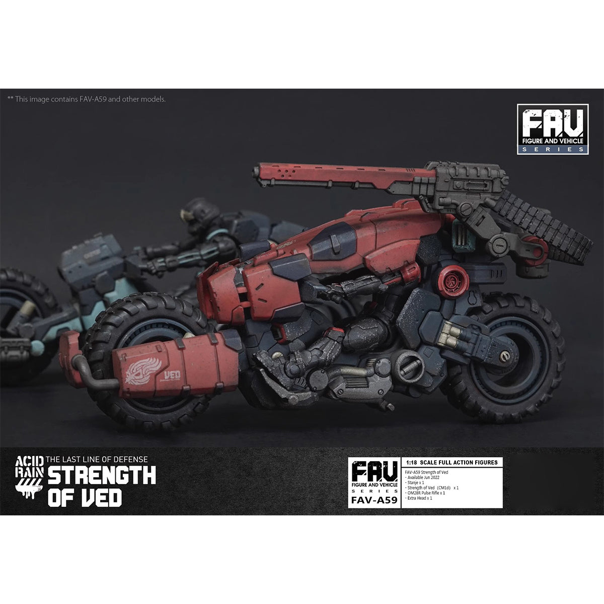 Figurine articulée Force de Ved Acid Rain World de TOY ALLIANCE