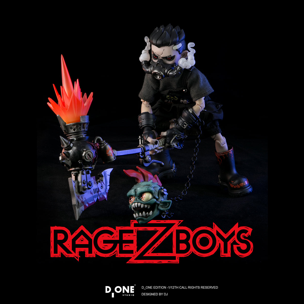 D_ONE STUDIO YaZai 1/12 Scale Action Figure